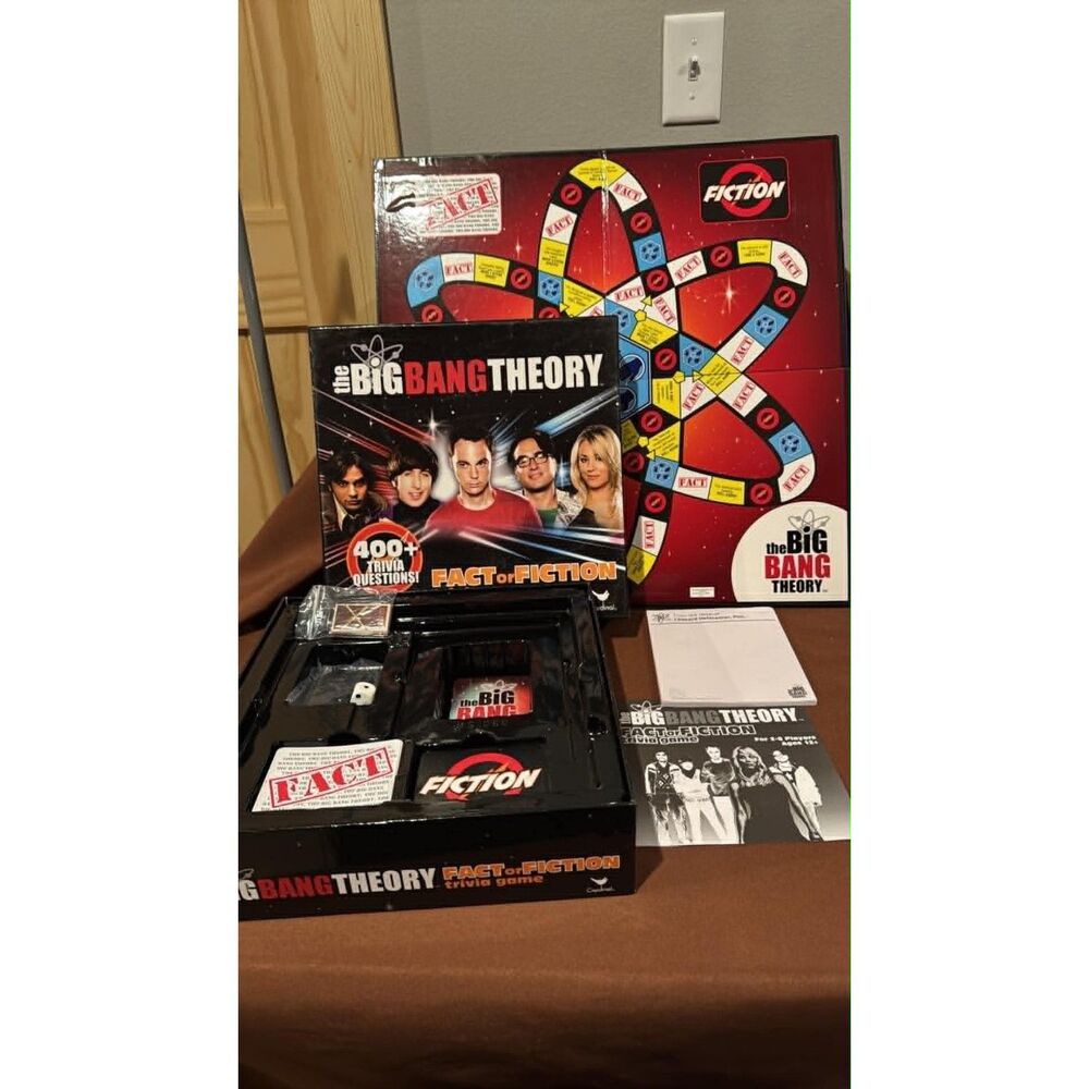Cardinal Big Bang Theory Fact or Fiction Trivia Game Complete